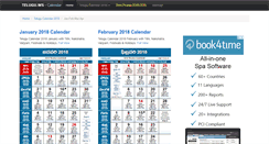 Desktop Screenshot of calendar.telugu.ws